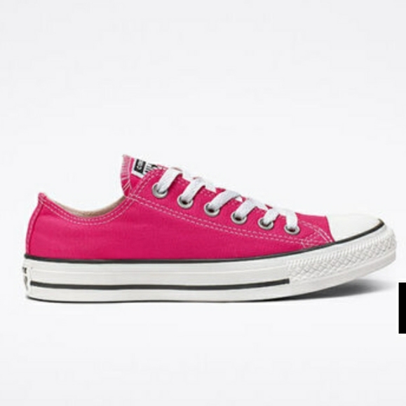 pink girl converse